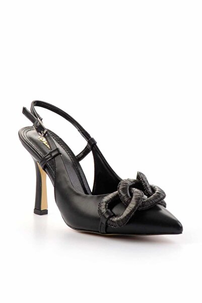 Bambi Black Women's Classic Heeled Shoes K01188209309