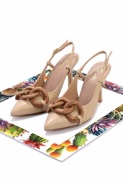 Bambi Nude Women's Classic Heeled Shoes K01188209309