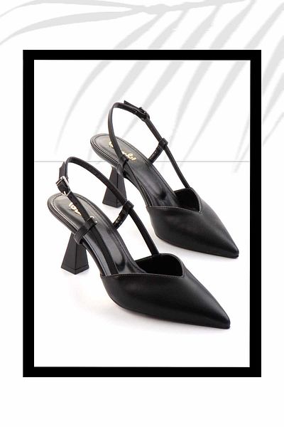 Bambi Pantofi clasici cu toc pentru femei negre K 01231314009