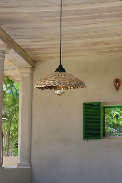 HAKİCİ Özel Üretim Doğal El Yapımı Hasır Avize