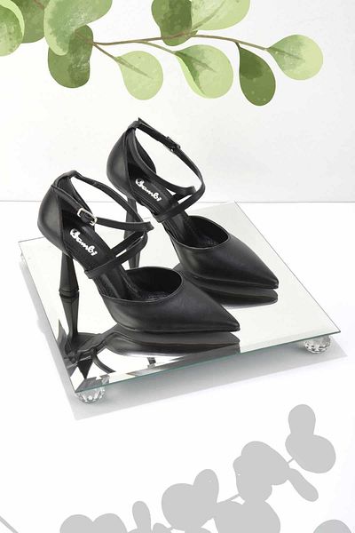 Bambi Black Women's Classic Heeled Shoes K01992001509