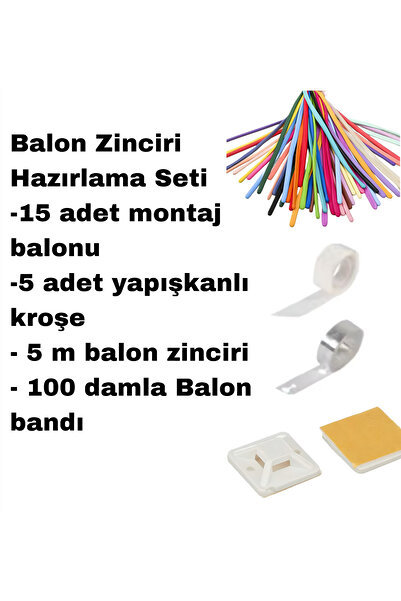 Öztürkpartievi Balon Zinciri Hazırlık Seti