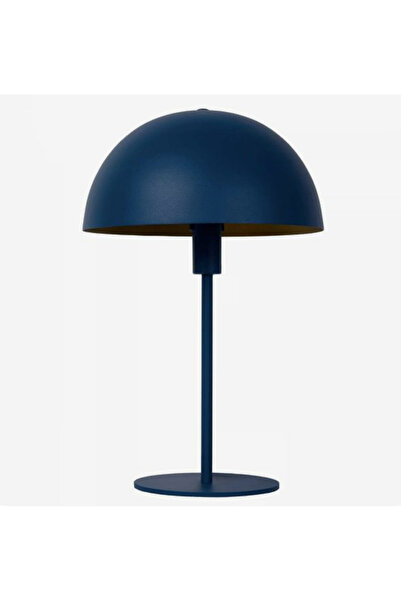 burenze Modern Tasarım Mars Abajur Dekoratif Şık Lacivert Metal Gövde