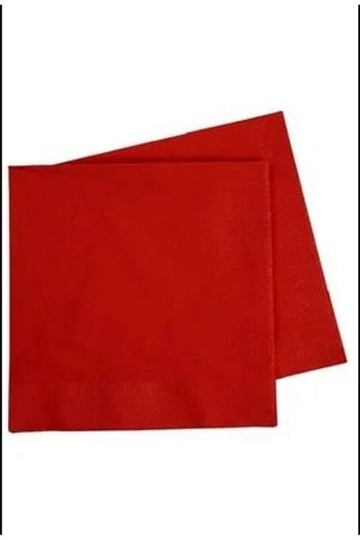 PartAntalya Red Plain Patterned Christmas Table - Napkin