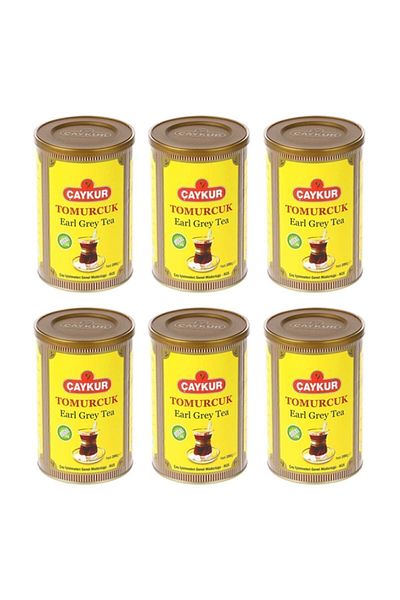 Çaykur Earl Grey Tea Bud Bulk Tea Tin 6 X 200 g