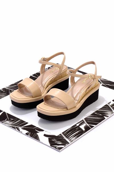 Bambi Beige Women's Sandals K05188207109