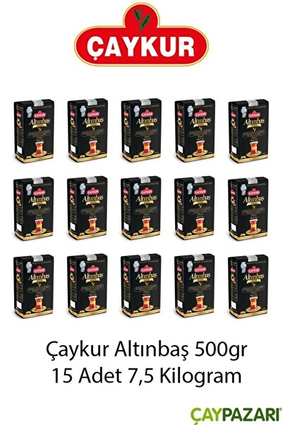 Çaykur Altınbaş Klasik Doğal Siyah Dökme Çay 15 x 500 G