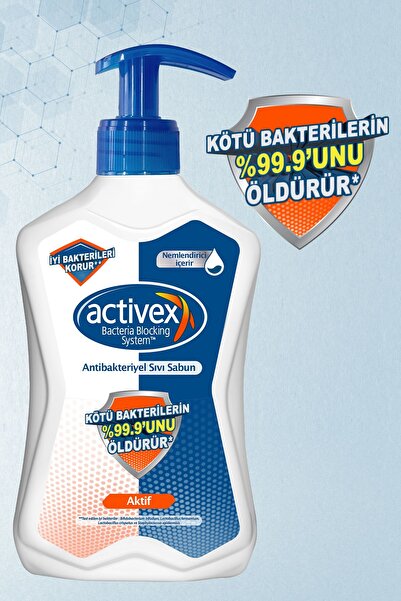 Activex Sıvı Sabun Aktif 3 x 500 ML