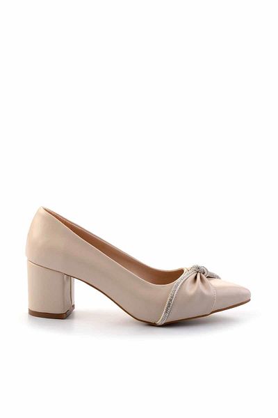 Bambi Beige Women's Classic Heeled Shoes01475020709