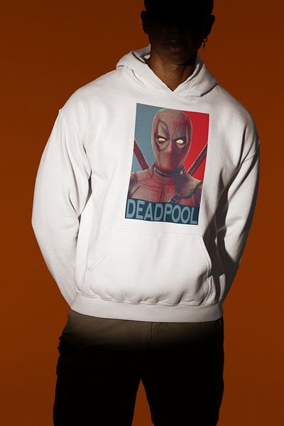 SEVBANO Deadpool Printed Unisex Oversize Marvel Hoodie