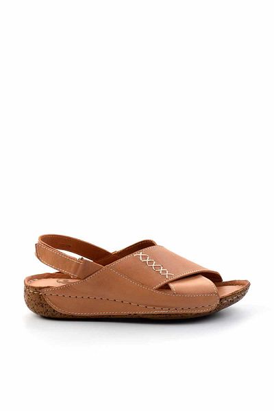 Bambi Taba Leather Women's Sandals K05465048103