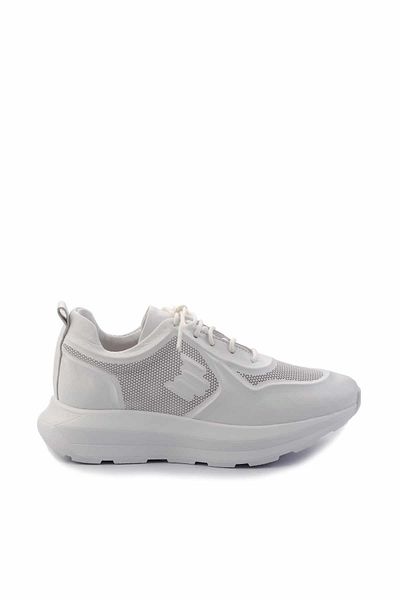 Bambi White Leather Women's Sneaker K01480224203