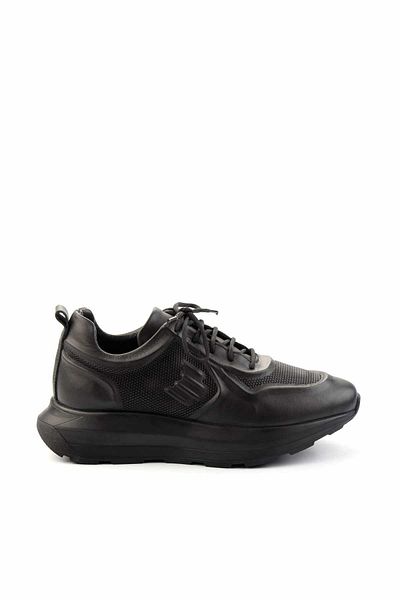 Bambi Black Genuine Leather Women's Sneaker K01480224203