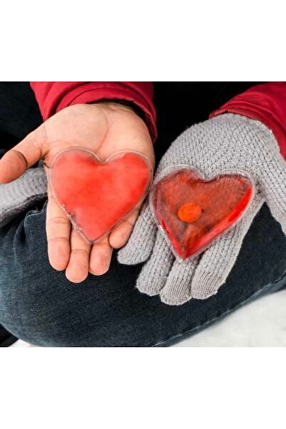 Genel Markalar 2li Sihirli Kalp Sekilli Jel Isitici Vücut El Omuz Cep Isinmat...