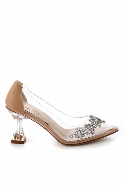 Bambi Nude Women's Evening Dress Shoes01823100409