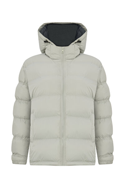 Mudo Quilted Hooded Inflatable Coat