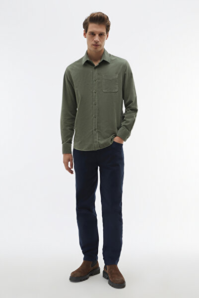 Mudo REGULAR FIT KADİFE UZUN KOLLU GÖMLEK