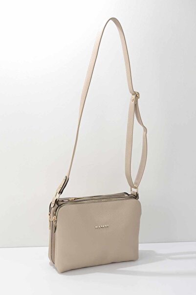 Bambi Vizon Kadın Postacı Çanta C06864253609