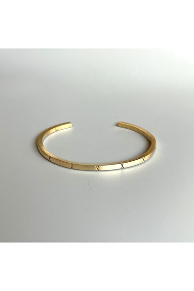 mey atelier Mea X – Bronz Kelepçe Unisex Bileklik