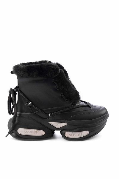 Bambi Women's Black Sneakers K01687555509
