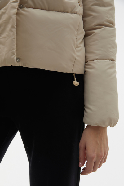 Mudo Hooded Quilted Inflatable Coat