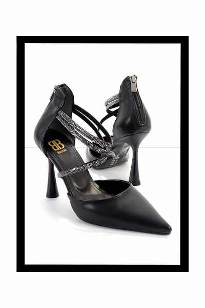 Bambi Pantofi clasici cu toc pentru femei negre K 01596189009
