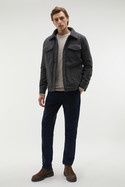 Mudo Wool Blended Trucker Jacket