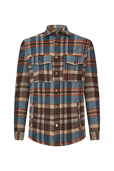 Mudo Coated Shirt Jacket with Double Pocket