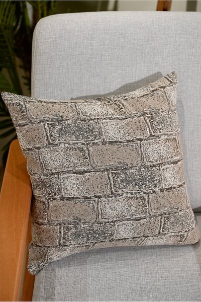 Rell Home قطعة واحدة من غطاء أريكة قطن 100% فاخر غير قابل للانزلاق مقاس 40 × 40 سم - غطاء متعدد الأغراض