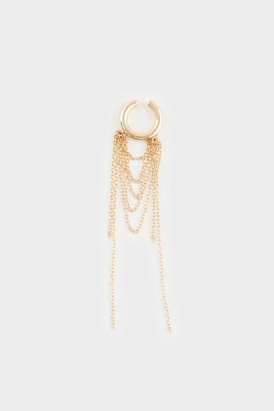 DeFacto Damen Ohrhänger Gold Knorpel D6399AXNS