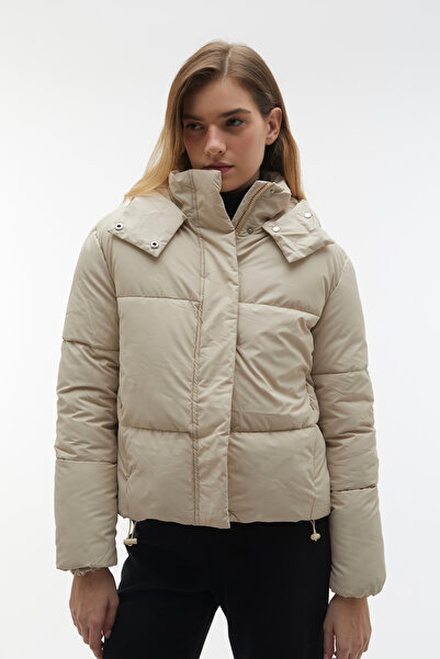 Mudo Hooded Quilted Inflatable Coat