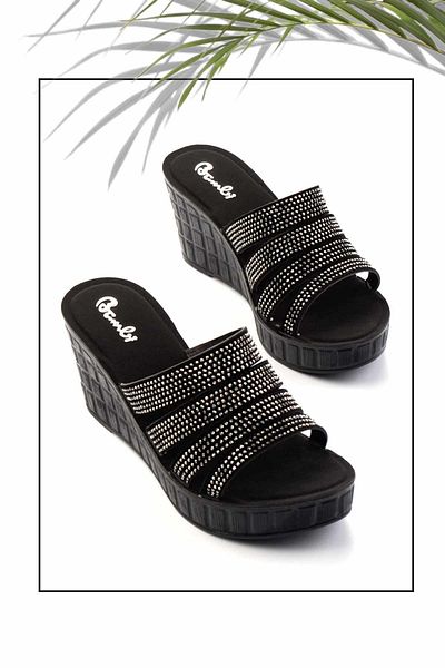 Bambi Platinum Stone Women's Slippers K 04496720987