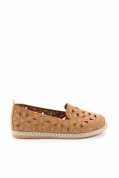 Bambi Espadrilles für Damen – Kamelwildleder – K 01117092302