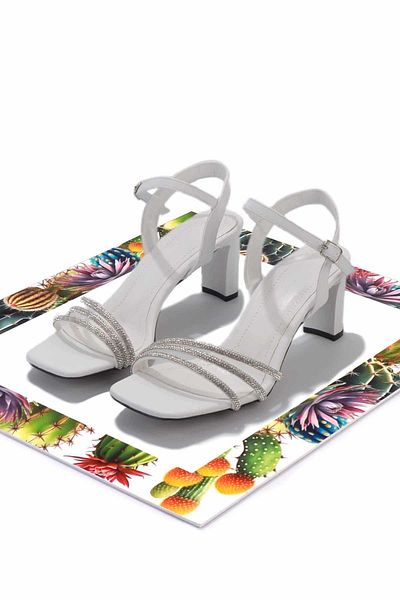 Bambi Weiße Damen-Abendschuhe K 05215810109