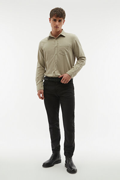 Mudo Regular Fit Single Pocket Long Sleeve Shirt