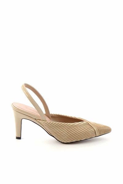 Bambi Beige Women's Classic Heeled Shoes01188111109