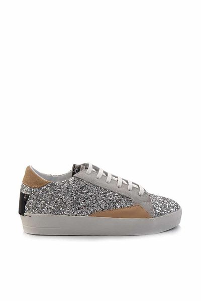 Bambi Lame Stone Damen-Freizeitschuhe aus echtem Leder K 01102140303