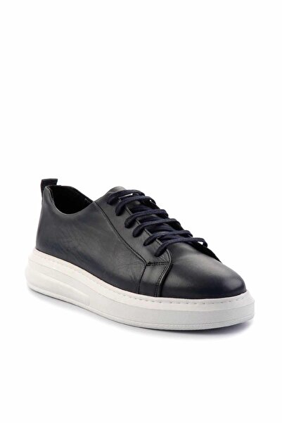 Bambi Lacivert Leather Erkek Casual Ayakkabı E01440056103