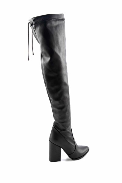 Bambi Dámské černé kozačky K03527200809