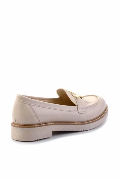 Bambi Bej Kadın Loafer Ayakkabı K01257067609