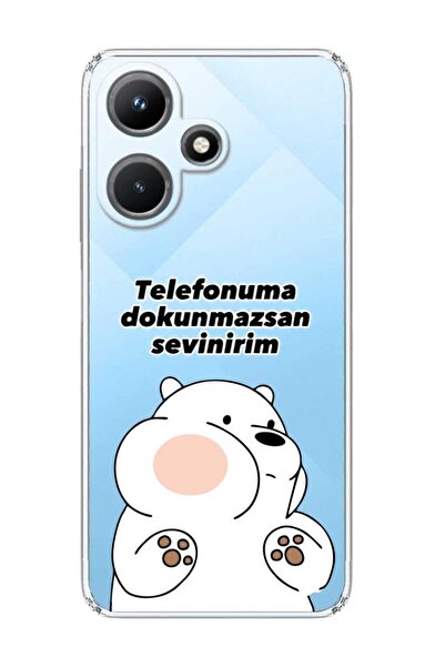 3GEN CASE Infinix Hot 30I Compatible Patterned Transparent Silicone Case