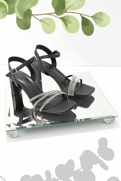Bambi Black Women's Evening Dress Shoes05215810109