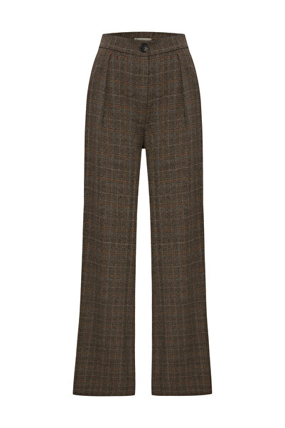 Mudo Plaid Wide Leg Pants
