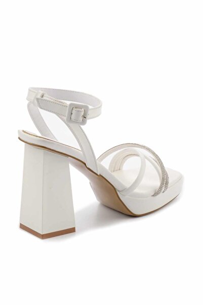 Bambi White Women's Classic Heeled Shoes K05326065209