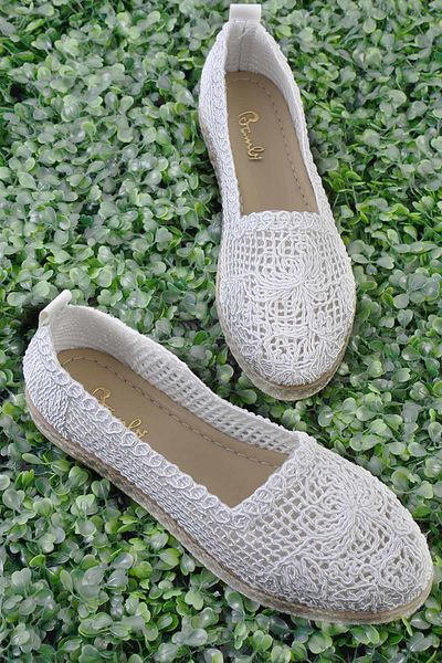 Bambi Weiße Espadrilles für Damen K01823012016