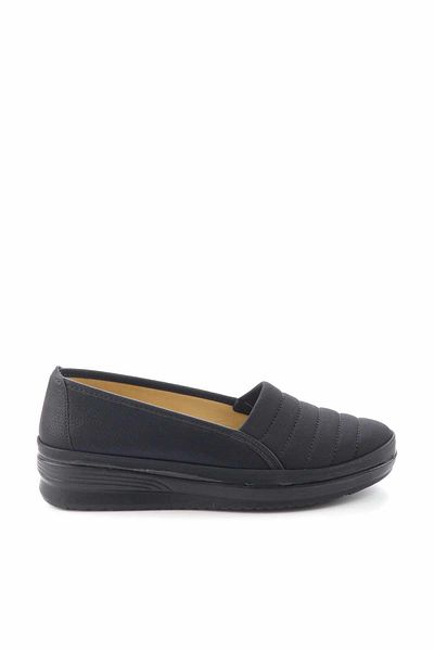 Bambi Schwarz-silbrige Damen-Freizeitschuhe K 01621014978