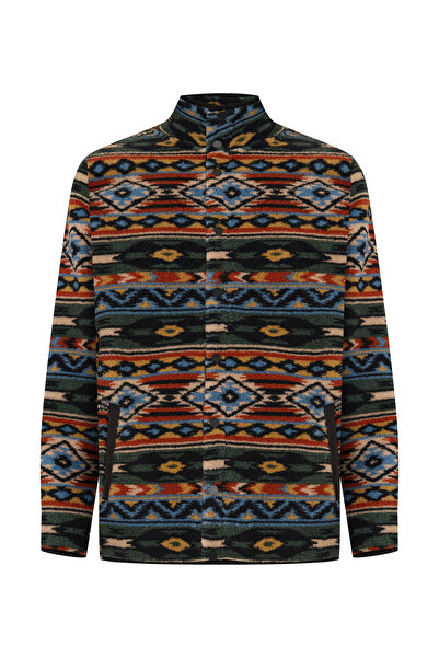 Mudo Patterned Sherpa Jacket