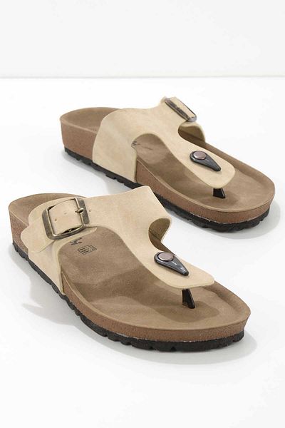 Bambi Beige Nubuck Women's Slippers K04642182301