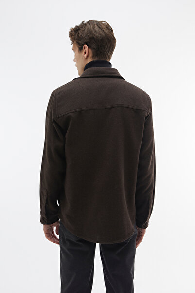 Mudo Double Pocket Textured Regular Fit Long Sleeve Shirt