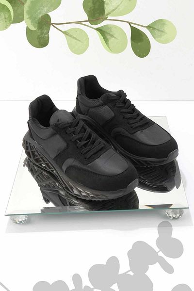 Bambi Black Anorak Women's Sneaker K01512241885